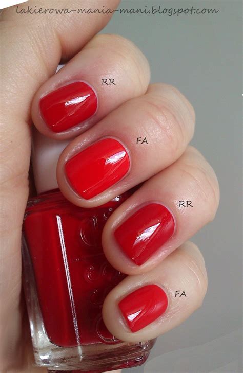  essie really red vs russian roulette